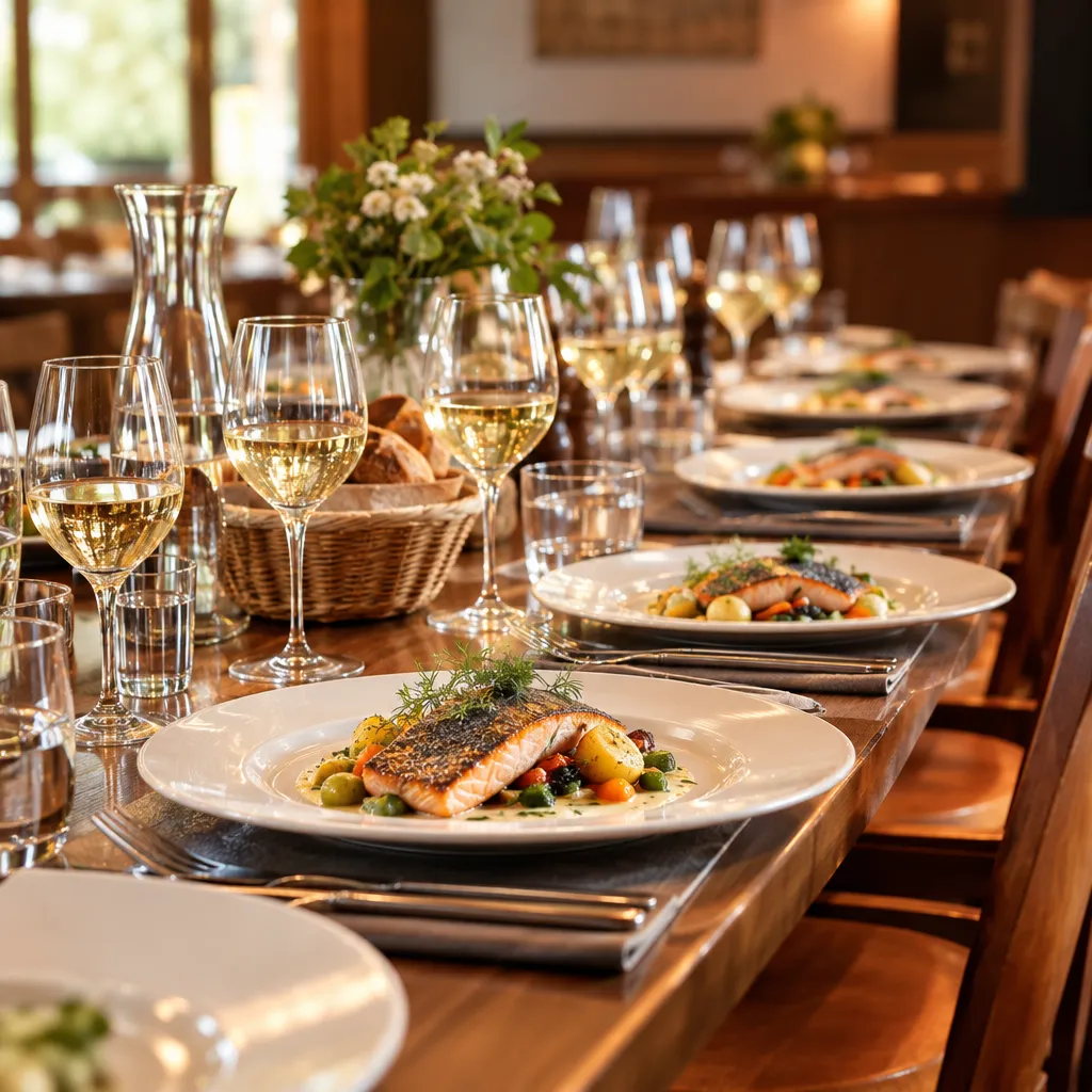 Repas de groupes au restaurant Auberge de la Truite en Normandie